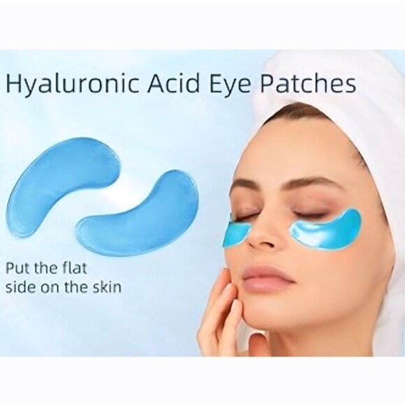 None Other - Hydrating Hyaluronic Eye Patches Women Mask Beauty Blue Unisex